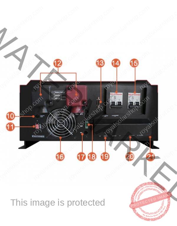 Must Power Pro Pure Sine Wave Inverter Charger 10KVA 48V